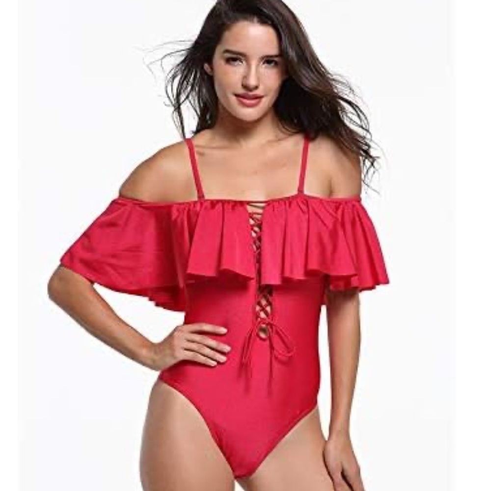 Cute Rhapsody in Raspberry Swimsuit